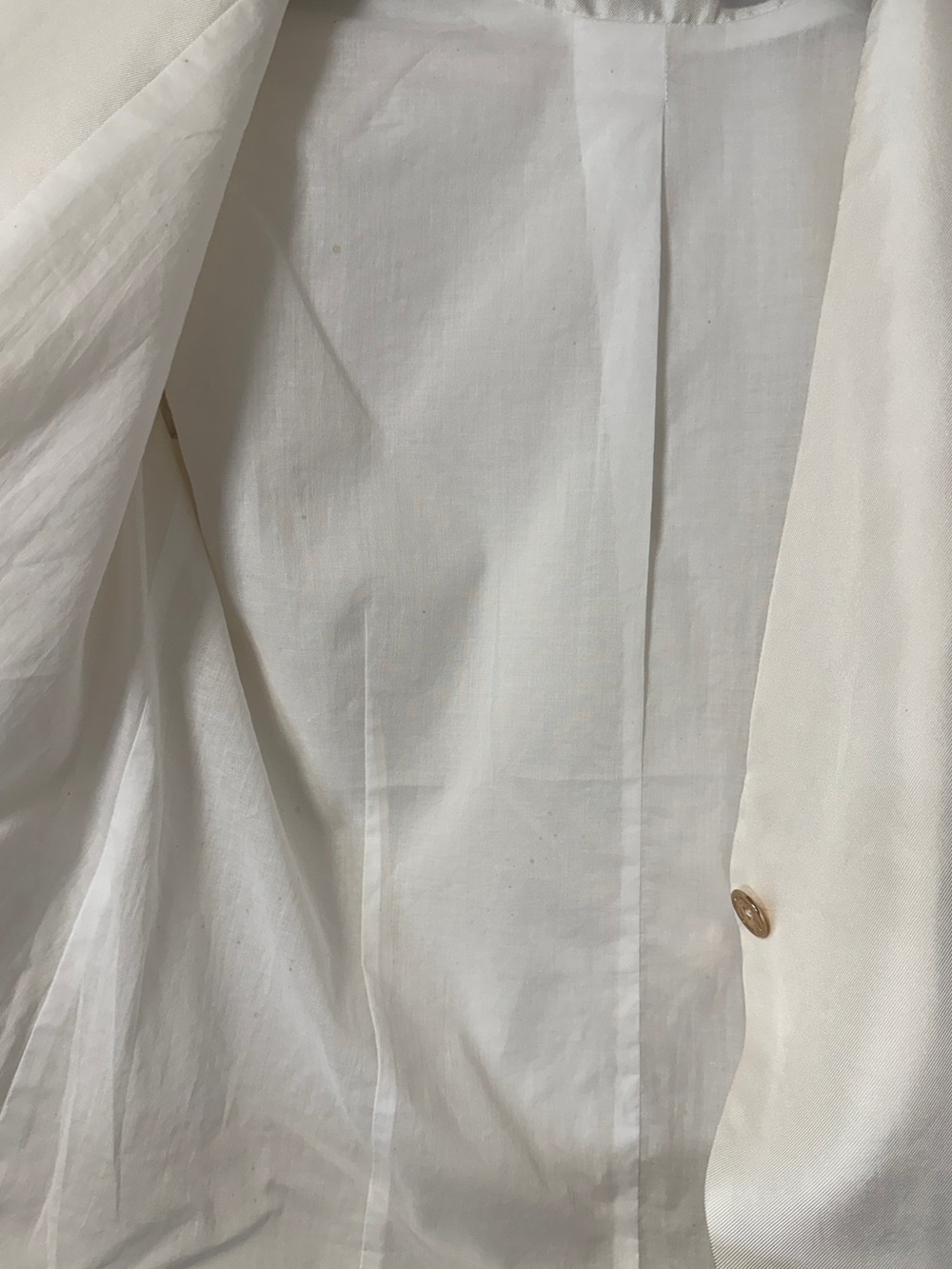 Silk Laundry Twill Slouch Vest White Silk Vest Bridal Wedding Minimalist S - Picture 4 of 7